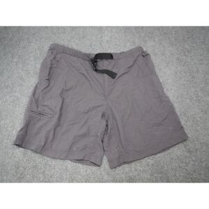 Woolrich Shorts Men's Large Slate Gray‎ Nylon Outdoor Hiking with Zip Pocket *
